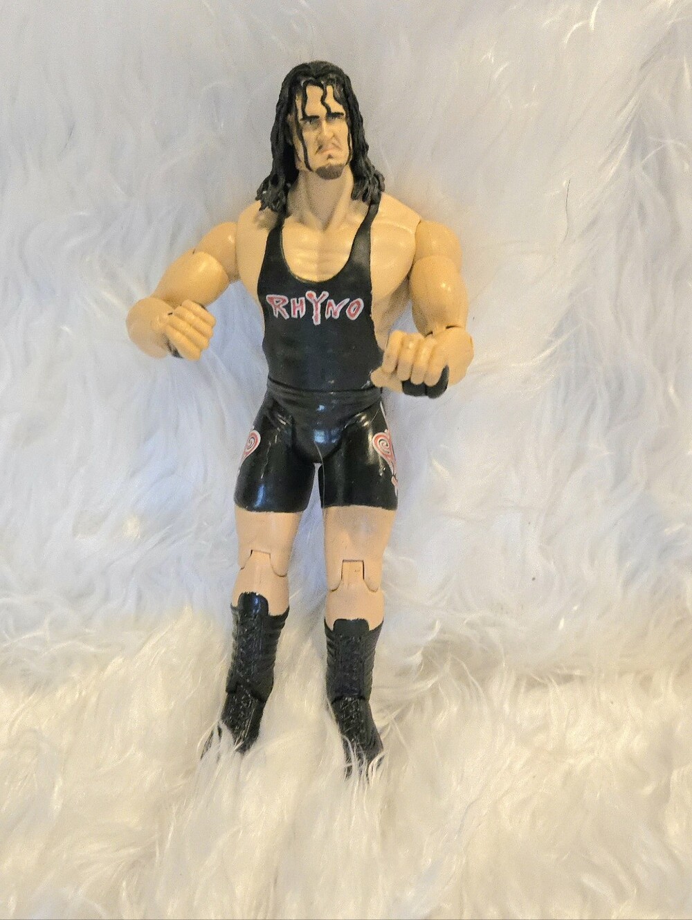 Vintage 2003 Superstar Rhyno Jakks Pacific Wrestling Articulated Action Figure
